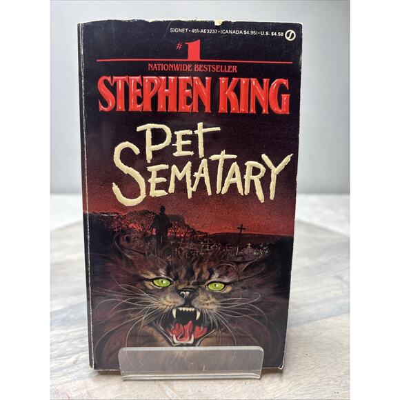 Other - Stephen King – Pet Sematary Paperback 1984 Signet Horror Vintage Classic